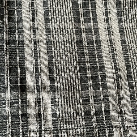 Tommy Bahama Paradise Nation Men’s Silk/Cotton/Linen Bend Gray Plaid Shorts 36 - Picture 9 of 9